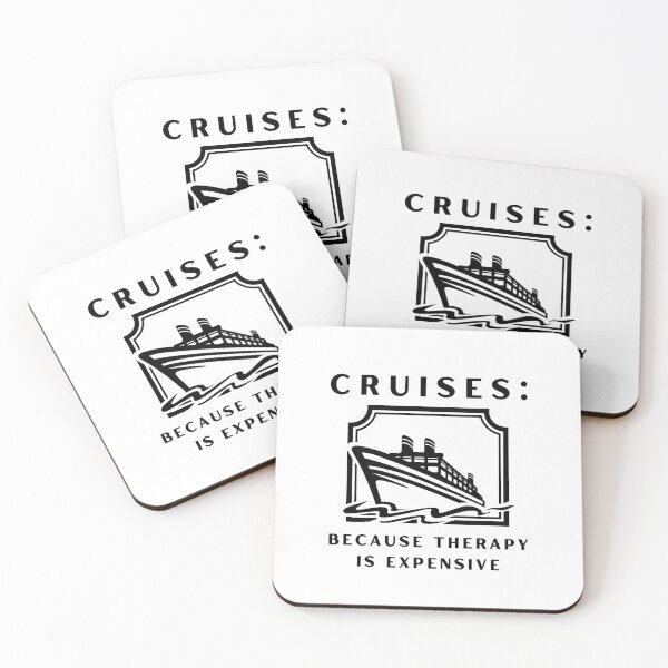 Item preview, Cruises Because Therapy Is Expensive Funny Cruise Vacation designed and sold by Comfy Creations.