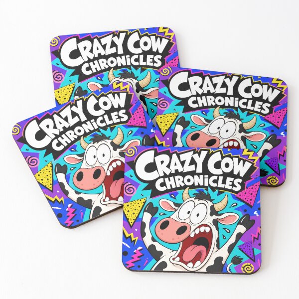 Item preview, Crazy Cow Chronicles – Retro 90s Cartoon Chaos designed and sold by Peanutspixel.