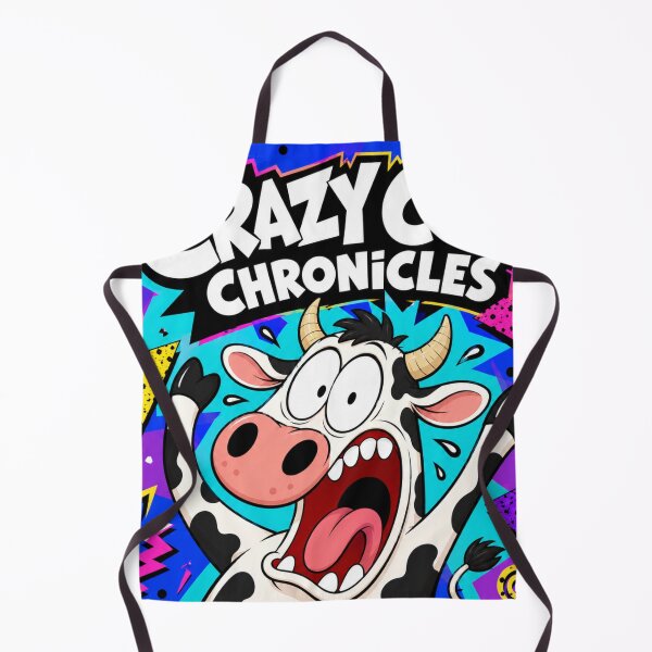 Item preview, Crazy Cow Chronicles – Retro 90s Cartoon Chaos designed and sold by Peanutspixel.