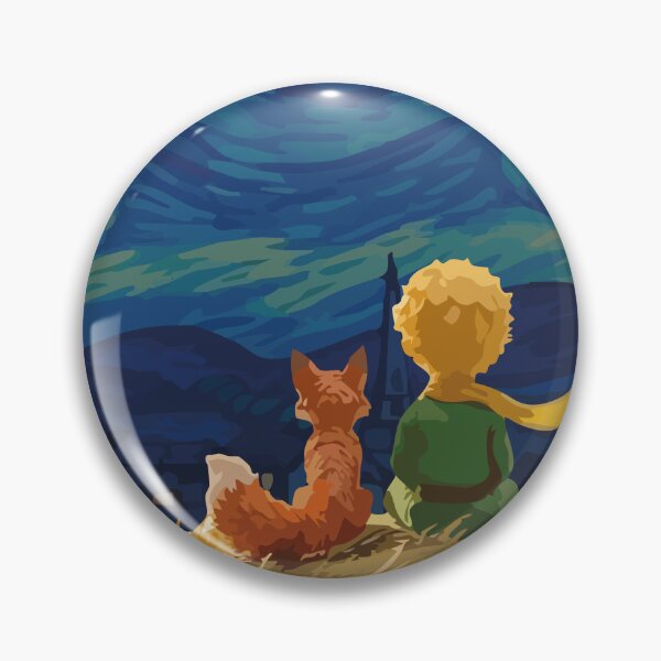Item preview, The Little Prince - Starry Night Inspiration Art designed and sold by Mangartist07.