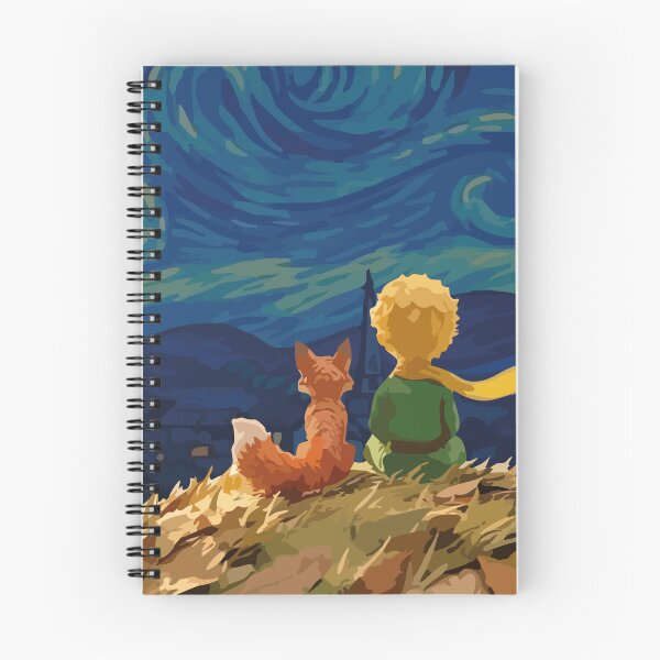 Item preview, The Little Prince - Starry Night Inspiration Art designed and sold by Mangartist07.
