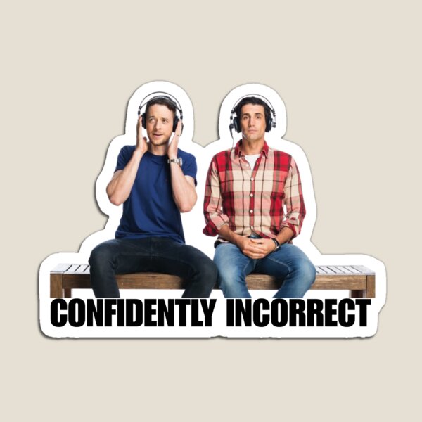 Item preview, Hamish and Andy Funny Sticker Confidently Incorrect designed and sold by kenadams403.