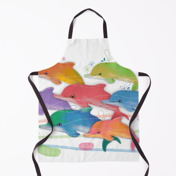 Item preview, Rainbow of Dolphins Playful Pod designed and sold by Karin Taylor.