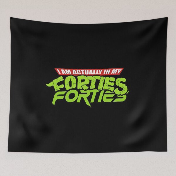 Item preview, Forty Age Milestone Retro Fun Statement designed and sold by FAN-TO-MANDALA.