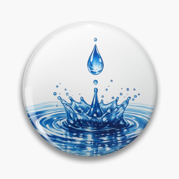 Item preview, Water Drop Splash Art designed and sold by JoeyBlackLabel.