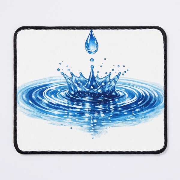 Item preview, Water Drop Splash Art designed and sold by JoeyBlackLabel.