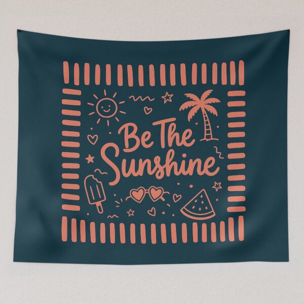 Item preview, Be The Sunshine Cute Cheerful Vibes designed and sold by NosandEdgy.