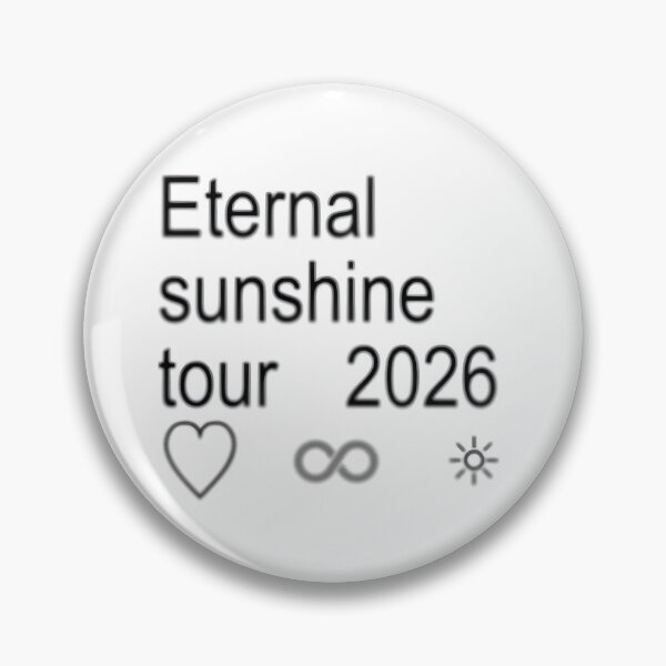 Item preview, eternal sunshine tour designed and sold by HoneymoonStudio.