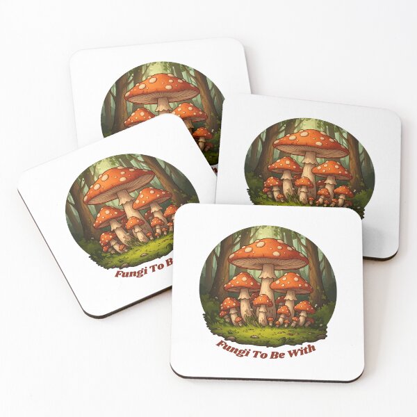 Item preview, Fungi To Be With Mushroom Group designed and sold by WrenAndWhimsy.