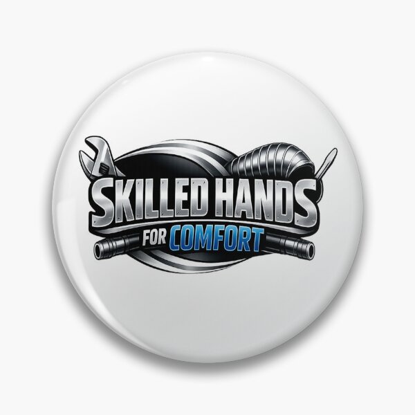 Item preview, Skilled Hands for Comfort HVAC Technician Pride Logo Design designed and sold by FrozenHeat97.