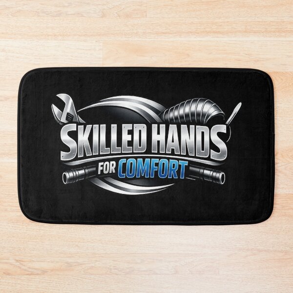 Item preview, Skilled Hands for Comfort HVAC Technician Pride Logo Design designed and sold by FrozenHeat97.