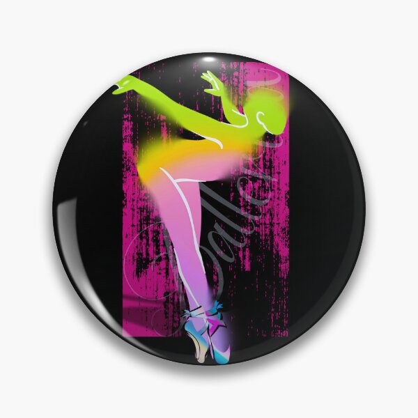 Item preview, Neon Cyberpunk Ballerina Dance Poster Wall Art designed and sold by AXENT Designs.