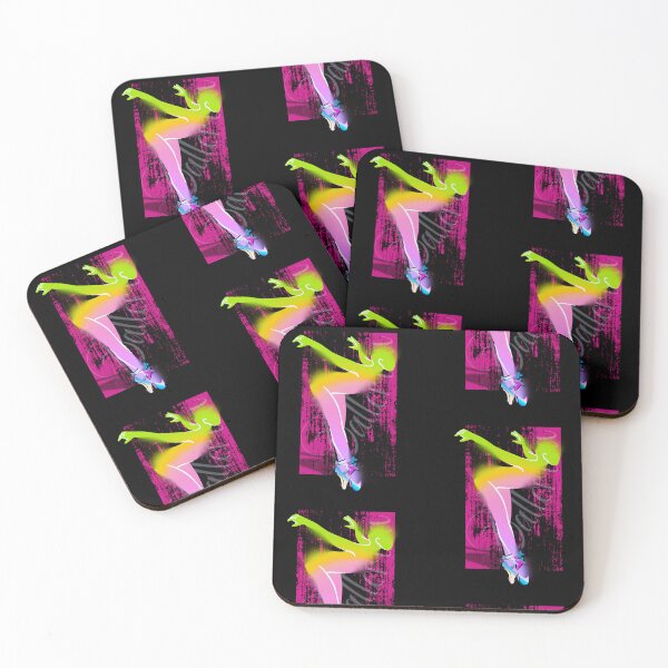 Item preview, Neon Cyberpunk Ballerina Dance Poster Wall Art designed and sold by AXENT Designs.