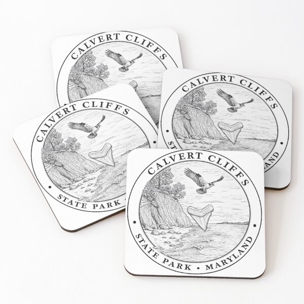 Item preview, Calvert Cliffs State Park Maryland Fossil Hunting Coastal Badge designed and sold by JIGUWORLD.