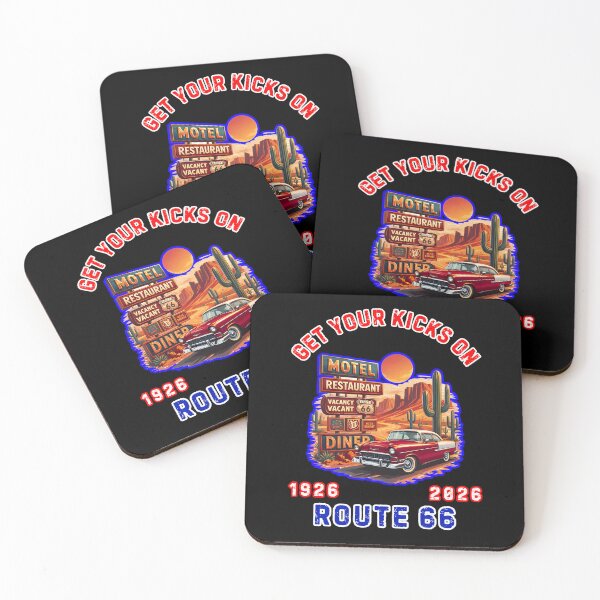 Item preview, Get Your Kicks On Route 66 100th Anniversary designed and sold by WoodburyLake.