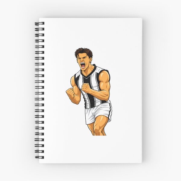 Item preview, Scott Pendlebury Collingwood Magpies Football Club Cartoon Drawing designed and sold by Luke Foran Sports Art.