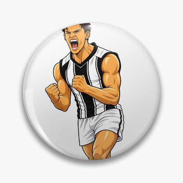Item preview, Scott Pendlebury Collingwood Magpies Football Club Cartoon Drawing designed and sold by Luke Foran Sports Art.