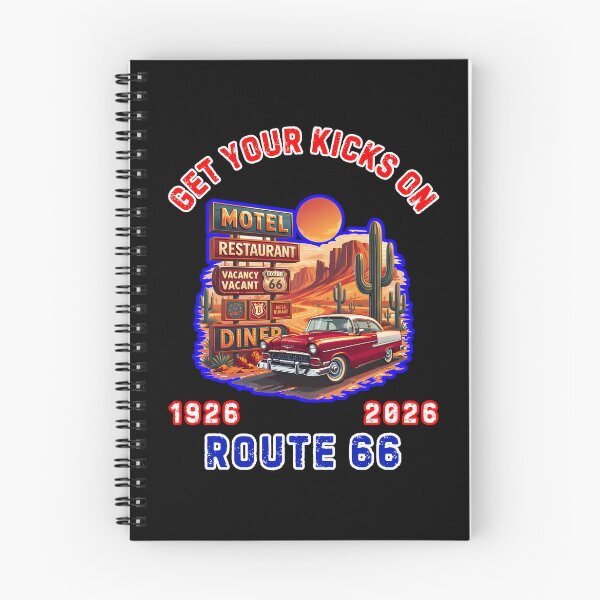 Item preview, Get Your Kicks On Route 66 100th Anniversary designed and sold by WoodburyLake.