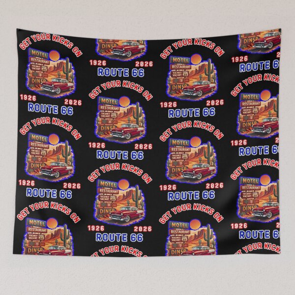 Item preview, Get Your Kicks On Route 66 100th Anniversary designed and sold by WoodburyLake.