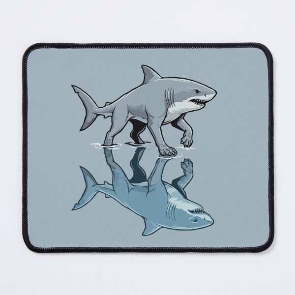 Item preview, Four Legged Walking Shark Water Reflection designed and sold by Gkinoki.