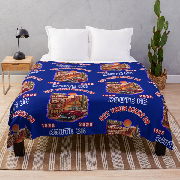 Item preview, Get Your Kicks On Route 66 100th Anniversary designed and sold by WoodburyLake.