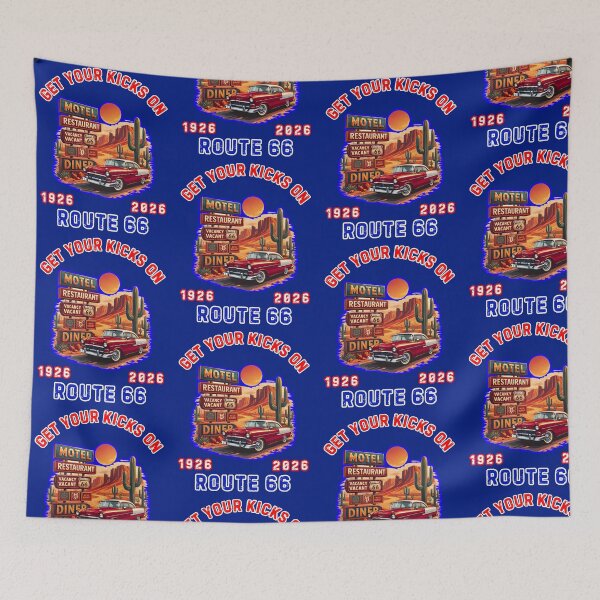 Item preview, Get Your Kicks On Route 66 100th Anniversary designed and sold by WoodburyLake.