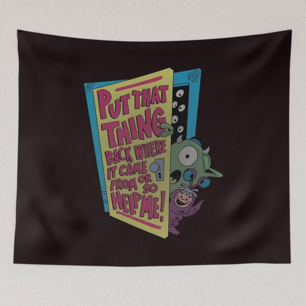 Item preview, Doorway Cartoon Monster Quote  designed and sold by Rechar404-Art.