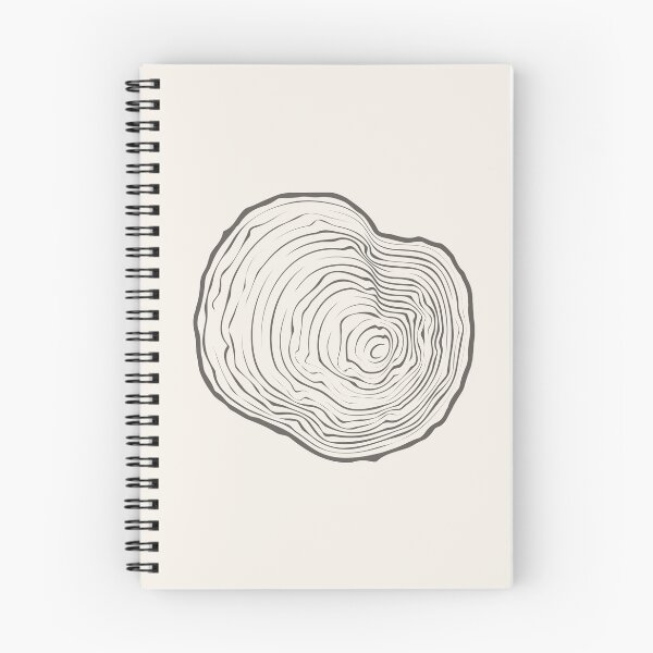 Item preview, Tree Ring Cross Section — Minimalist Nature Print designed and sold by CairnStudio.