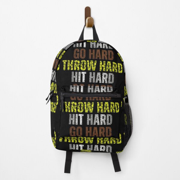 Item preview, Go Hard Throw Hard Hit Hard Softball designed and sold by TiffanyTTees.