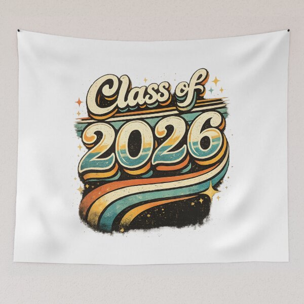 Item preview, Class of 2026 Retro Vintage Graduation Groovy Senior Design designed and sold by suthee navakul.