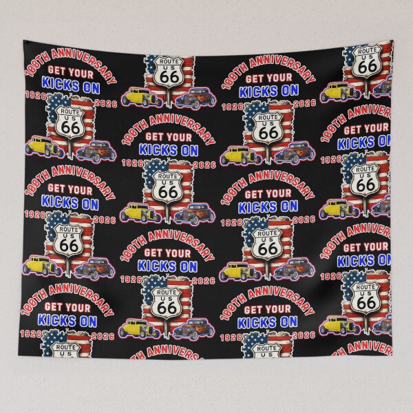 Item preview, Get Your Kicks On Route 66 100th Anniversary designed and sold by WoodburyLake.