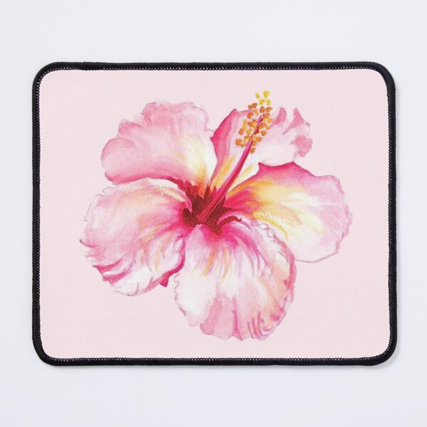 Item preview, Pink Hawaiian Hibiscus Flower Art designed and sold by Spring Things.