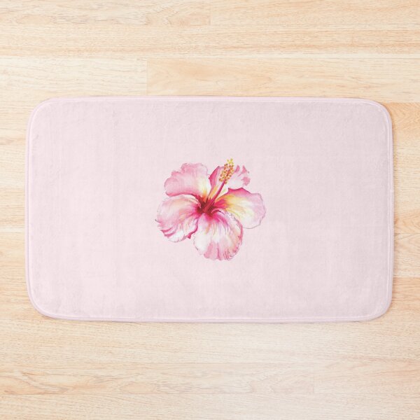 Item preview, Pink Hawaiian Hibiscus Flower Art designed and sold by Spring Things.
