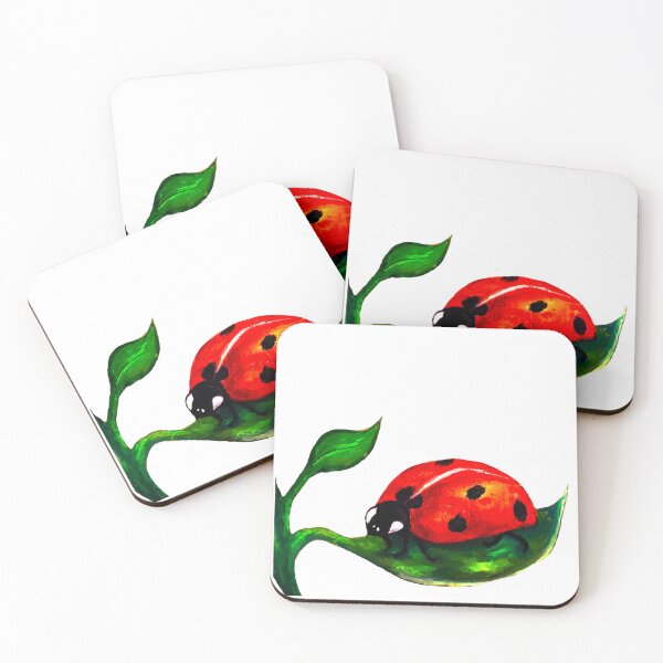Item preview, Red Ladybug Sticker  designed and sold by JP Creates Art Shop.