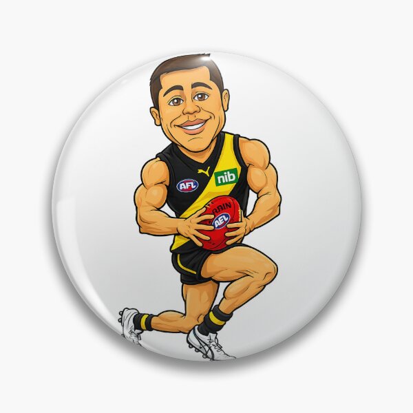 Item preview, Richmond Tigers Cartoon  AFL designed and sold by Luke Foran Sports Art.