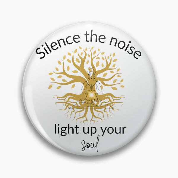 Item preview, Silence the Noise, Light Up Your Soul Peaceful Design designed and sold by Satech Creative Hands.