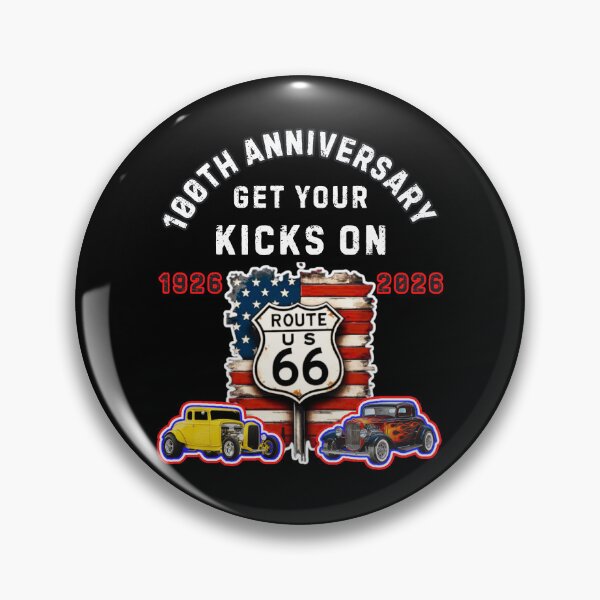 Item preview, Get Your Kicks On Route 66 100th Anniversary designed and sold by WoodburyLake.