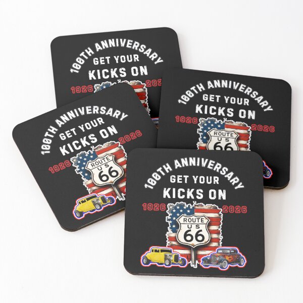 Item preview, Get Your Kicks On Route 66 100th Anniversary designed and sold by WoodburyLake.