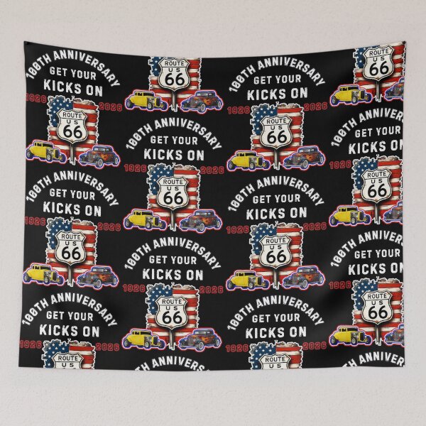 Item preview, Get Your Kicks On Route 66 100th Anniversary designed and sold by WoodburyLake.