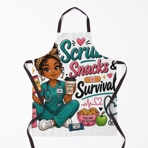 Item preview, Scrubs Snacks and Survival CNA Sticker | Healthcare Worker Gift | Nurse Life Decal | Nursing Student Sticker designed and sold by overcomercrafts.