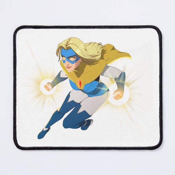 Item preview, Dossier Blonde Blazer with Superhero Power designed and sold by ruliapriyan.