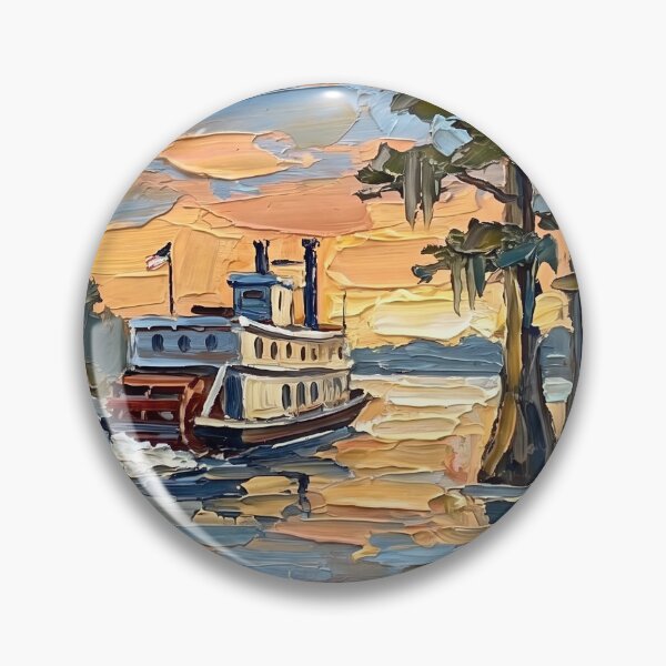 Item preview, Mississippi US Postage Stamp Palette Knife Painting State Art designed and sold by GymTanLaundry.
