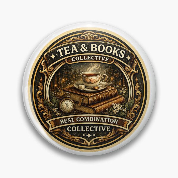 Item preview, Tea & Books Collective Sticker | Best Combination Badge | Book Lover & Tea Lover Design | Cozy Reading Emblem designed and sold by MrDev.