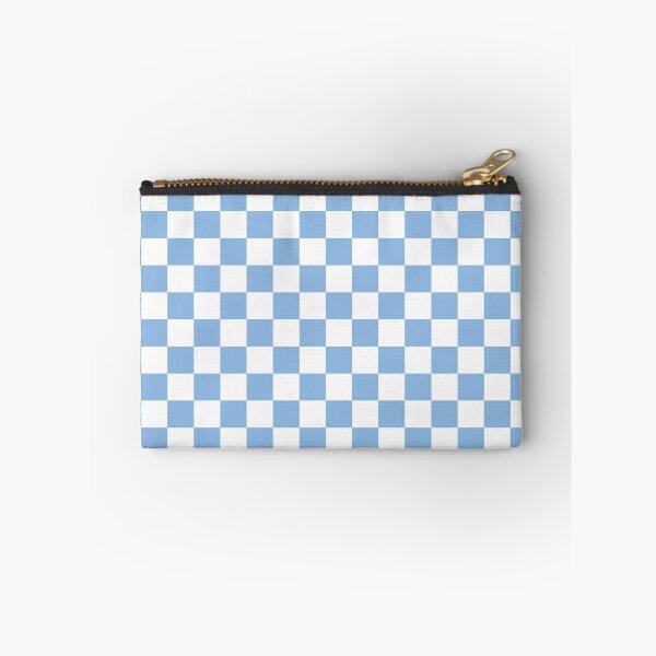 Item preview, Light Blue Checkered Phone Case | Gift for Bridesmaid | Minimalist Blue Checkerboard Journal | Gift for Students | Cute Sky Blue Checkers Tote Bag | Gift for Teacher | Classic Blue Checker Blanket designed and sold by VivaFy.