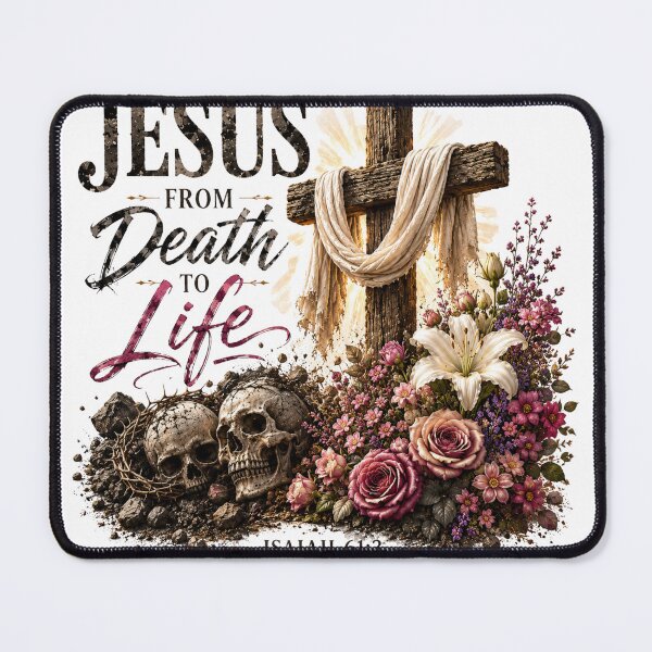 Item preview, Jesus From Death To Life Isaiah 61:3 designed and sold by ButterflyHolly Resource.
