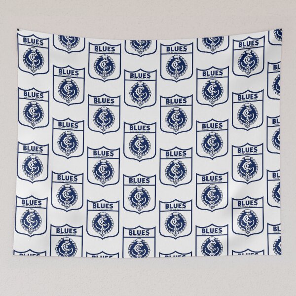 Item preview, Carlton Blues Football Club Retro Original Drawing designed and sold by Graphix Nation.