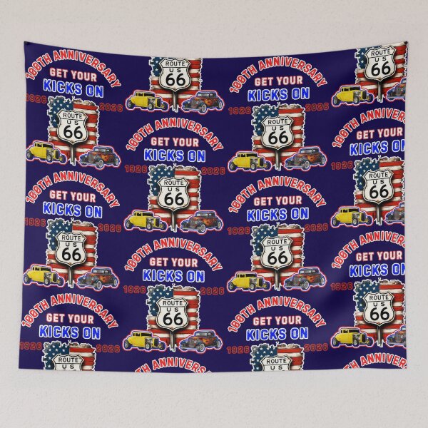 Item preview, Get Your Kicks On Route 66 100th Anniversary designed and sold by WoodburyLake.