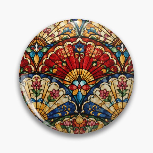 Item preview, Spanish Abanico Stained Glass Pattern designed and sold by Dresut.