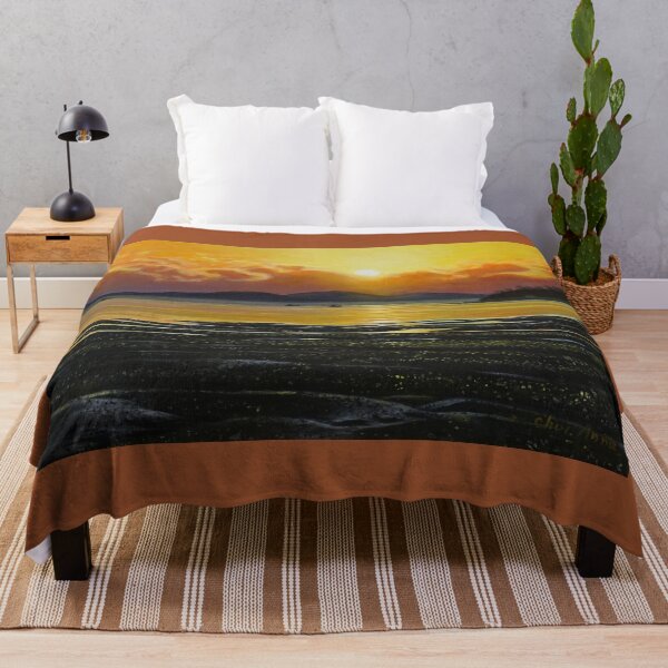 Item preview, Golden Sunset on the Mudflat designed and sold by HaedamArt.