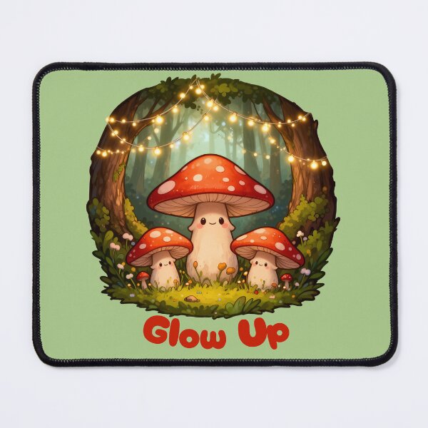 Item preview, Glow Up Mushroom Forest designed and sold by WrenAndWhimsy.